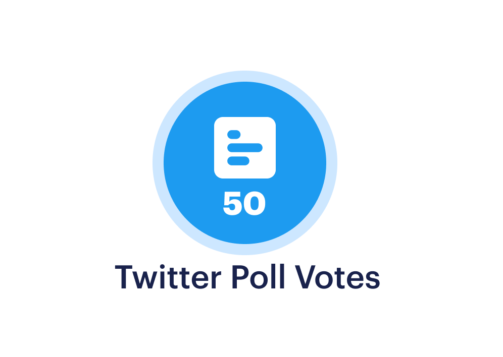 Buy 50 Twitter Poll Votes