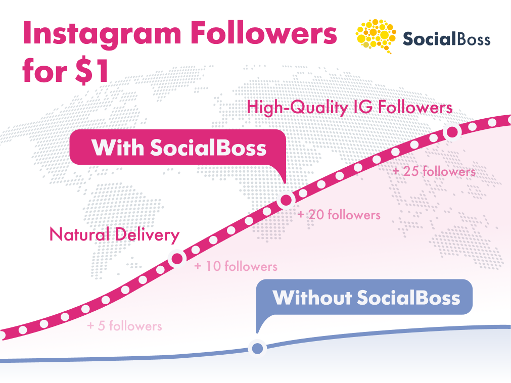 IG Followers for $1 with SocialBoss