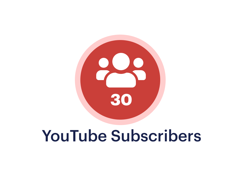 Buy 30 YouTube Subscribers