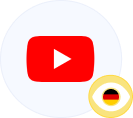 YouTube German Video Views icon